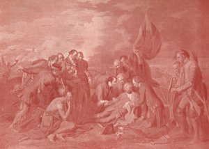 La morte del generale Wolfe, c1776 1909 da William Woollett