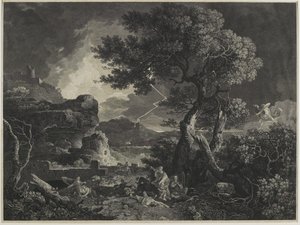 La distruzione dei figli di Niobe, 1761 da William Woollett