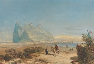Veduta di Gibilterra da William Wyld