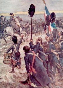 Napoleone ad Austerlitz da William after Rainey