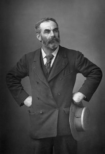 John Burns 1858-1943, sindacalista inglese, antirazzista, socialista e politico, 1893 da William and Daniel Downey
