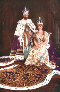 Re Giorgio V e la regina Maria, 1911 da William and Daniel Downey