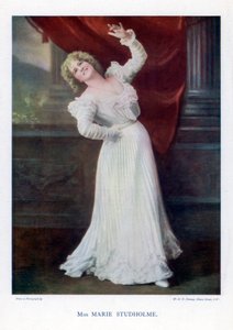 Marie Studholme, attrice teatrale inglese, 1901 da William and Daniel Downey