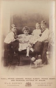 Principe Edoardo, Principe Alberto, Principe Enrico e Principessa Vittoria del Galles da William and Daniel Downey