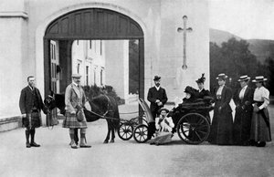 La visita dello Zar a Balmoral, 1896 da William and Daniel Downey