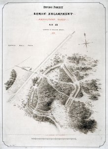 Accampamento romano nella foresta di Epping, Essex da William d