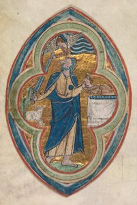 Miniatura estratta da un Compendium in historiae genealogia Christi, 1200-1250 da William de Brailes