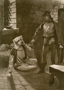 Il Trovatore, Act IV scene iv (litho) da William de Leftwich (after) Dodge