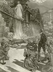 La Sonnambula, Atto III scena ii da William de Leftwich Dodge