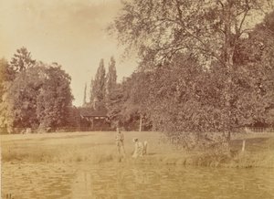 [Stagno vicino a una casa di campagna] da Willoughby Wallace Hooper