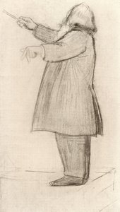Johannes Brahms, compositore tedesco, che dirige da Willy von Beckerath