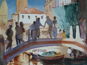 Ponte dei Pugni – ultimo sole da Wilson Clive