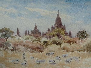 897 Thein Ma Zi da Penathagu, Bagan da Wilson Clive