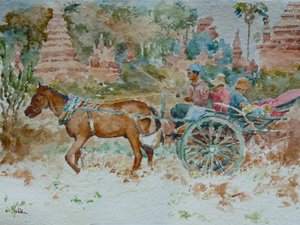 Un giro intorno ai templi, Bagan