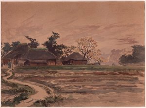 Paesaggio con case