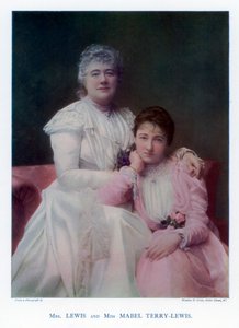 Mrs Lewis Kate Terry e Miss Mabel Terry-Lewis, attrici britanniche, 1901 da Window and Grove