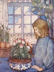 Libro di giardinaggio per bambini: un giardino in una stanza in primavera