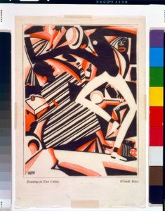 Disegno a due colori" / Interpretazione di Harlem Jazz I