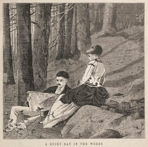 Una giornata tranquilla nei boschi, 1870