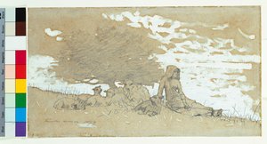 Una pastorella, 1879 da Winslow Homer