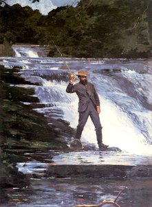 Un pescatore, 1874 da Winslow Homer