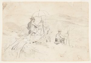 Artisti che disegnano nelle White Mountains