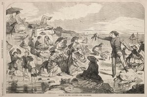 Agosto in campagna - La spiaggia, 1859