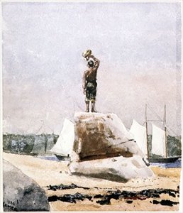 Ragazzo che saluta le golette da Winslow Homer