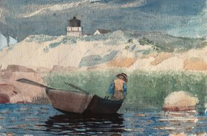 Ragazzo in Barca, Gloucester da Winslow Homer
