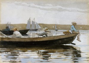 Ragazzi in una dory, 1873
