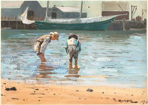 Ragazzi che guadano da Winslow Homer