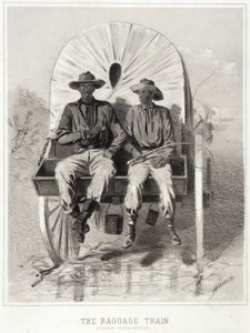 Schizzi della campagna elettorale: Il treno dei bagagli da Winslow Homer
