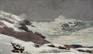 Costa in inverno, 1892 da Winslow Homer