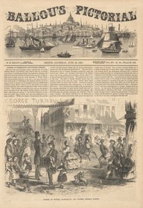Angolo di Winter, Washington e Summer Streets, Boston, da Ballou da Winslow Homer