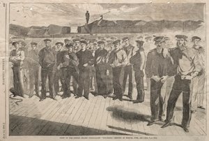 Equipaggio della nave a vapore degli Stati Uniti Colorado, imbarcato a Boston, giugno 1861, 1861 da Winslow Homer