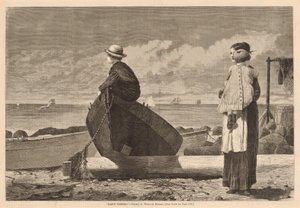 Papà sta arrivando! da Winslow Homer