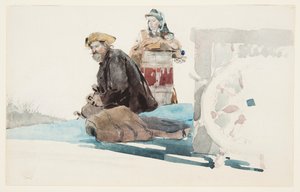 Passeggeri sul ponte da Winslow Homer