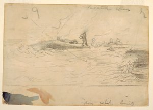 Disegno, Scena di spiaggia, Inghilterra, 1881-82 da Winslow Homer