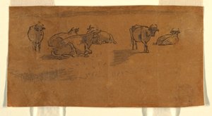 Disegno, Mucche al pascolo, 1872 ca. da Winslow Homer