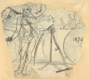 Disegno, Padre Tempo, 1874 da Winslow Homer