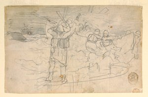 Disegno, Luce rossa, probabilmente 1883 da Winslow Homer