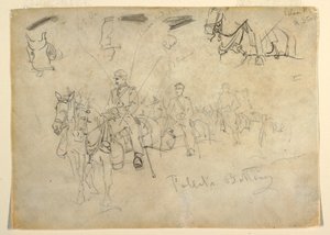 Disegno, Batteria Talbots, 1862 da Winslow Homer