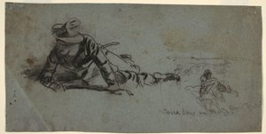 Disegno, Tre giorni al fronte, 1863 ca. da Winslow Homer