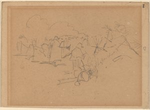 Fine della marcia [recto], 1862