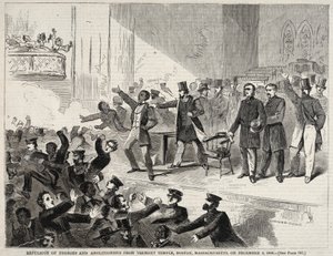 Espulsione di negri e abolizionisti dal Tremont Temple, Boston, Massachusetts, il 3 dicembre 1860 da Winslow Homer