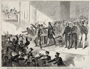 Espulsione di persone di colore e Abolizionisti dal Tremont Temple, Boston, Massachusetts..., 1860 da Winslow Homer