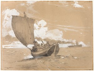 Pesca al largo di Scarborough da Winslow Homer