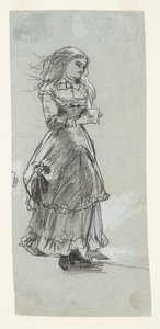 Ragazza che tiene un bicchiere da Winslow Homer