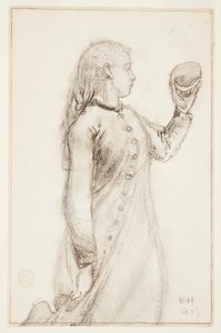 Ragazza che tiene una conchiglia da Winslow Homer