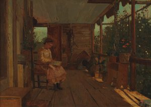 Ragazza che sbuccia piselli da Winslow Homer